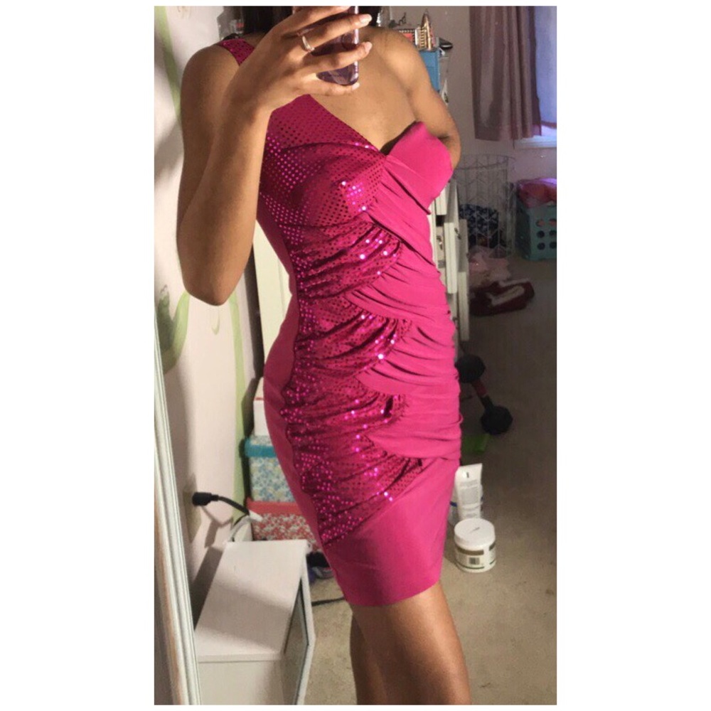 One Shoulder Party Dress